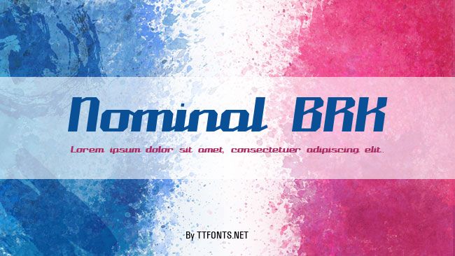 Nominal BRK example