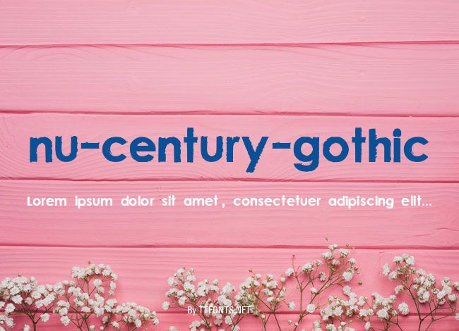 nu-century-gothic example