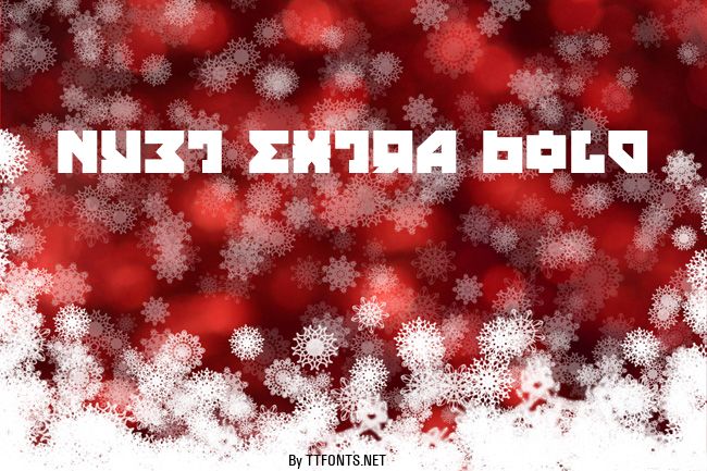 Nyet Extra Bold example
