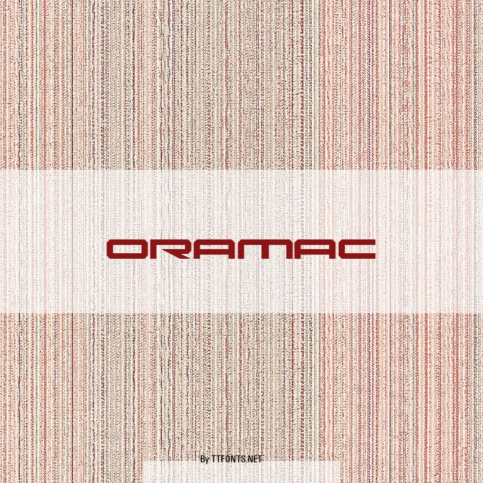 Oramac example