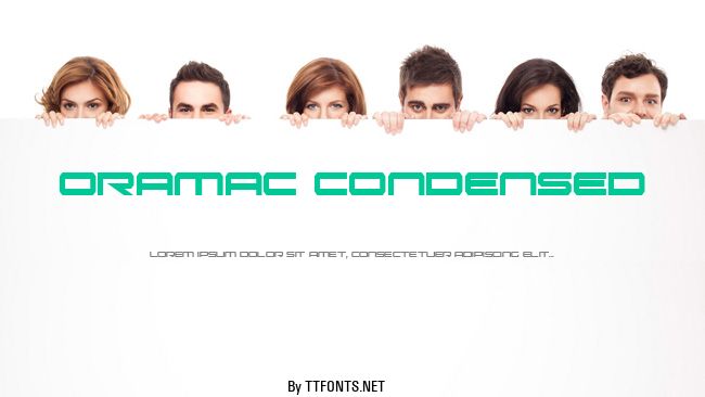 Oramac Condensed example