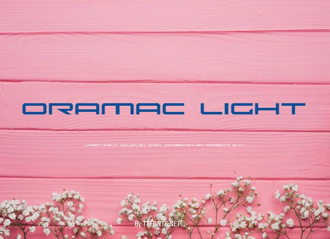 Oramac Light example