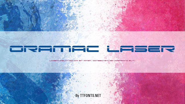 Oramac Laser example