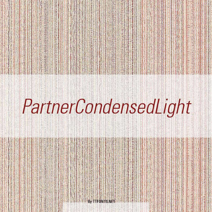 PartnerCondensedLight example