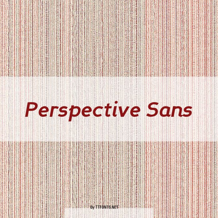 Perspective Sans example