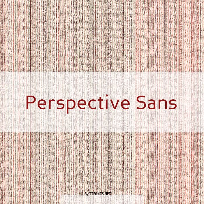 Perspective Sans example