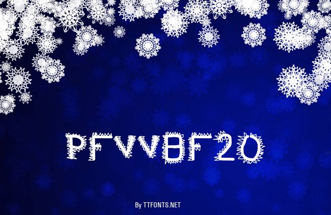 pfvvbf20 example