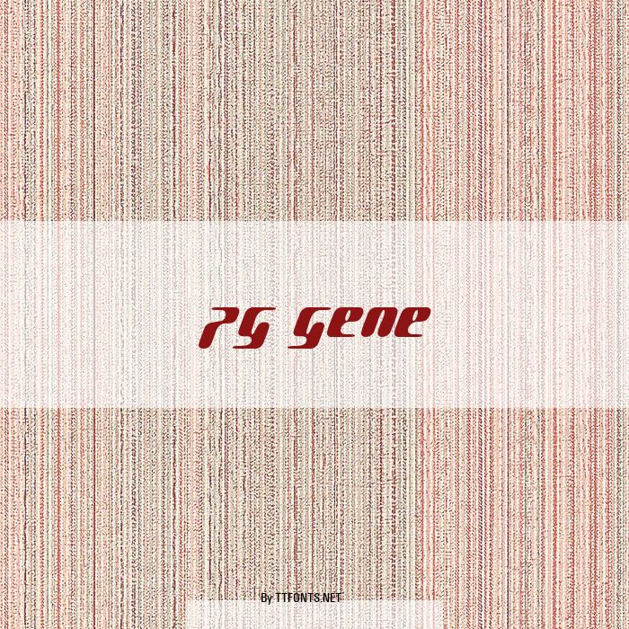 pg GENE example