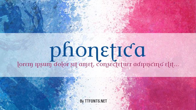 Phonetica example