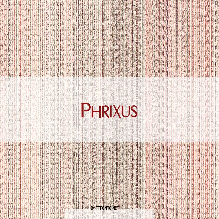 Phrixus example
