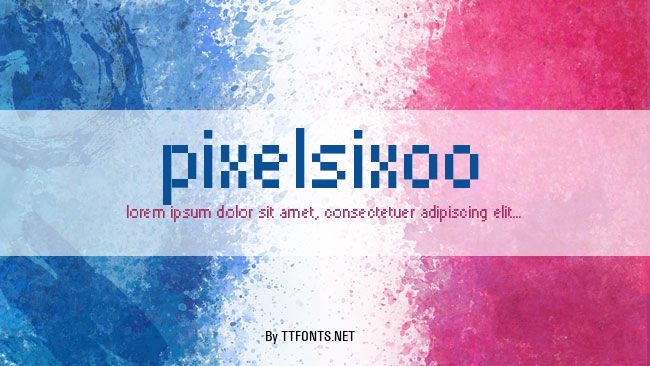 PixelSix00 example