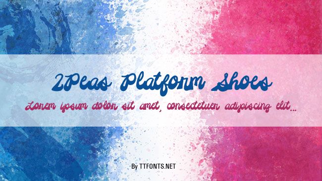 2Peas Platform Shoes example