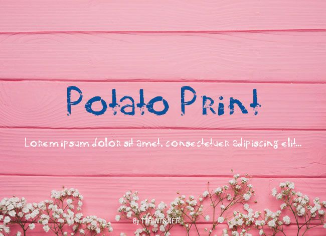 Potato Print example
