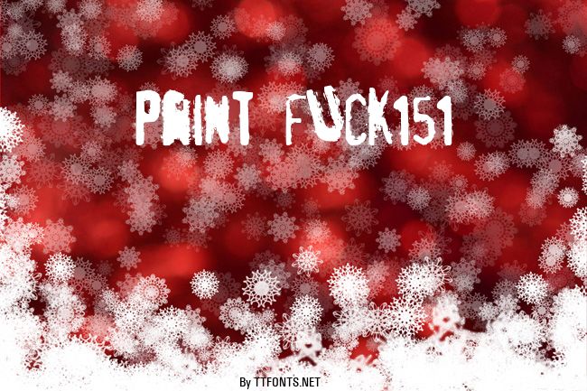 pRint fUck151 example