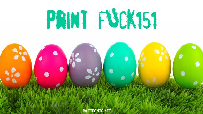 pRint fUck151 example