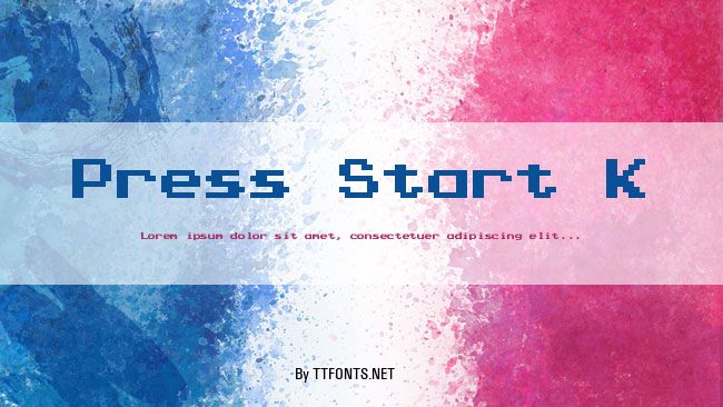 Press Start K example