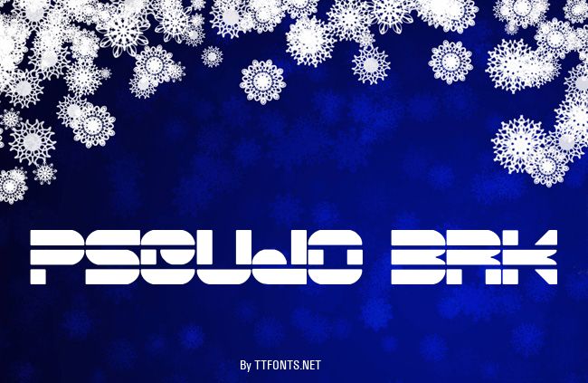 Pseudo BRK example