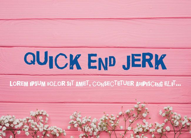 Quick End Jerk example