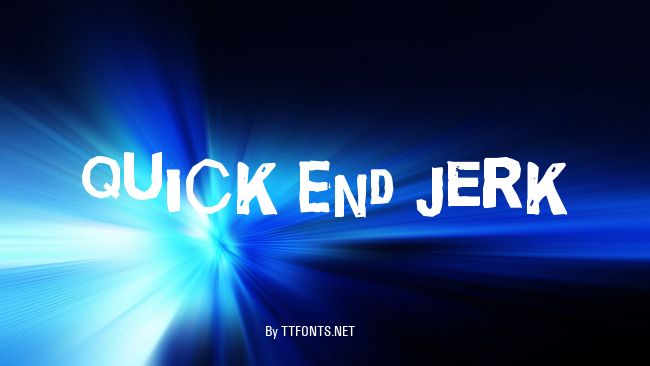 Quick End Jerk example