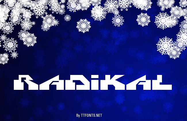 Radikal example
