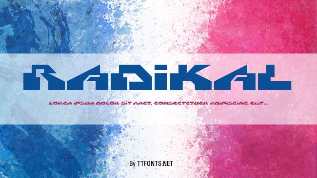 Radikal example