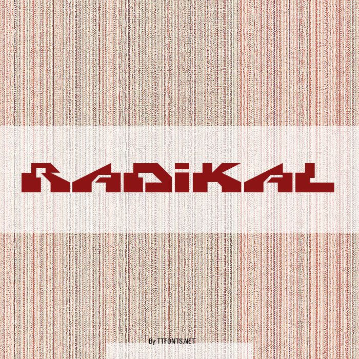 Radikal example