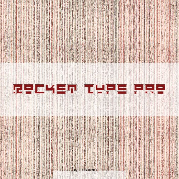Rocket Type Pro example