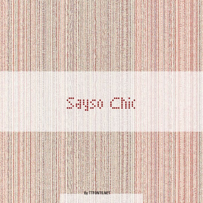 Sayso Chic example