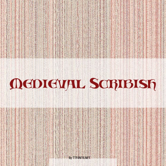 Medieval Scribish example