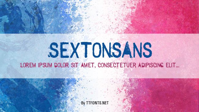 SextonSans example