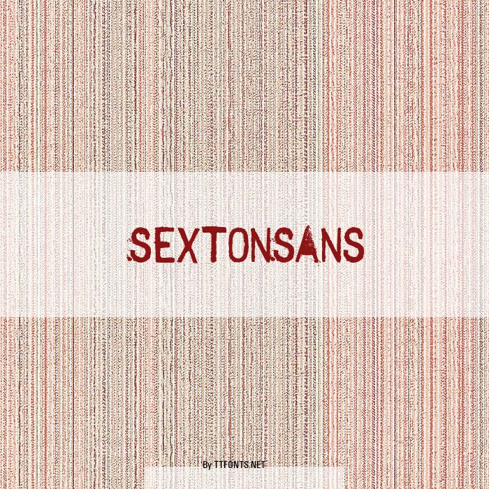 SextonSans example