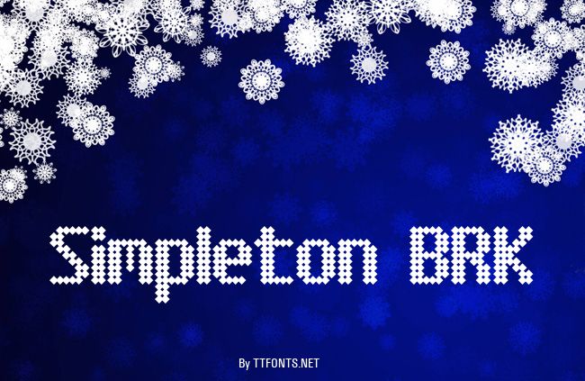 Simpleton BRK example