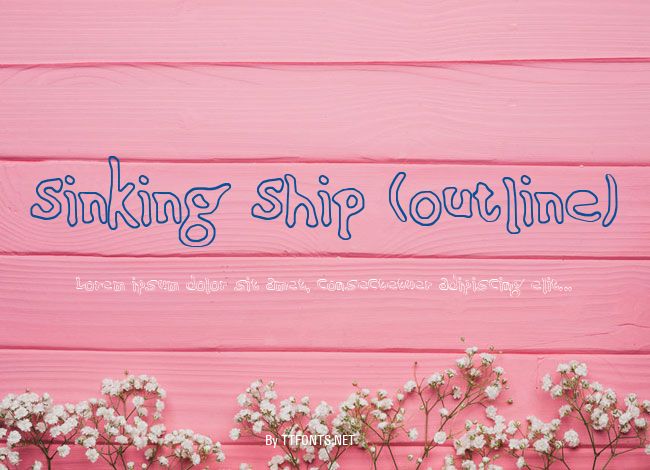 Sinking Ship (outline) example