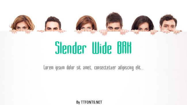 Slender Wide BRK example