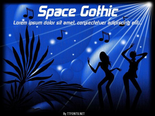 Space Gothic example