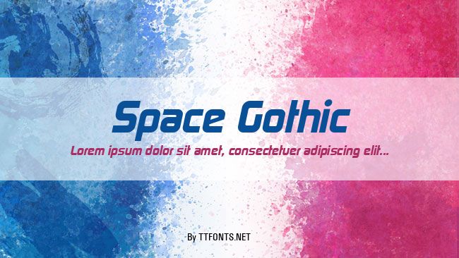 Space Gothic example