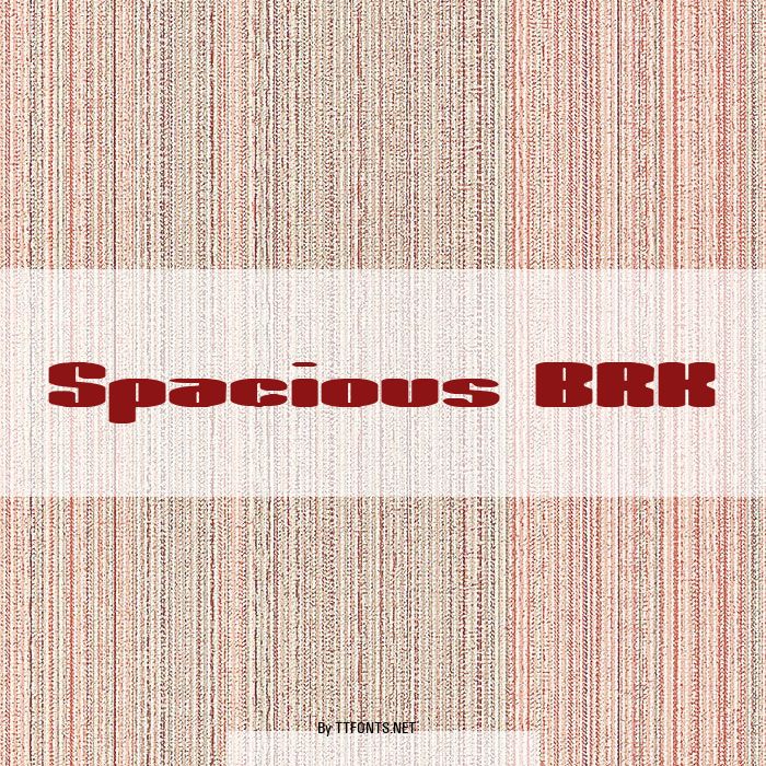 Spacious BRK example