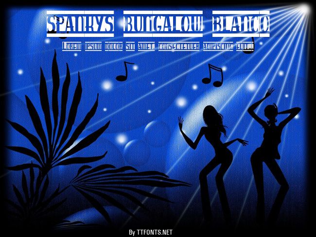spankys bungalow blanco example