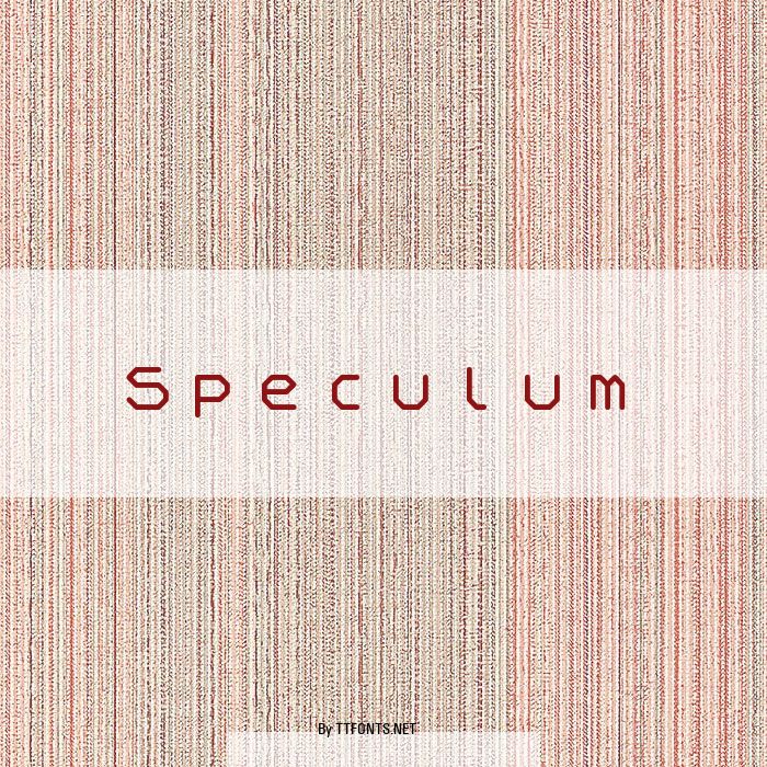 Speculum example