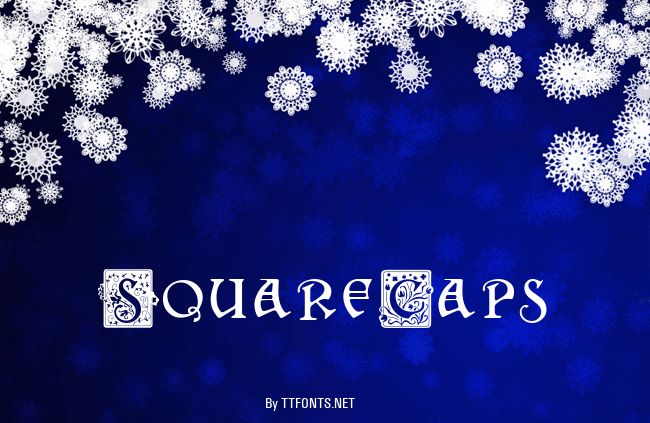 SquareCaps example