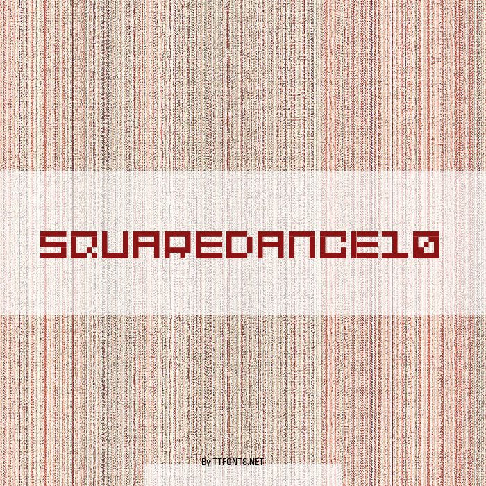 SquareDance10 example