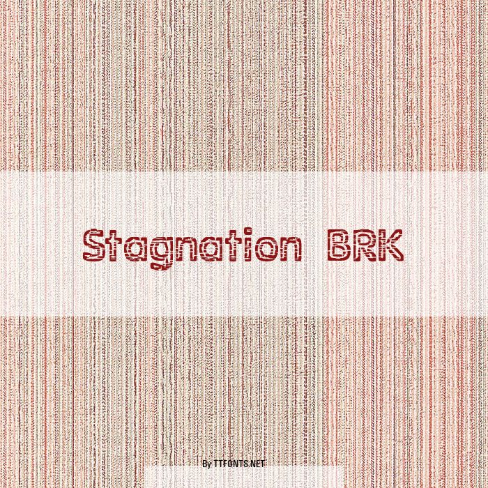 Stagnation BRK example