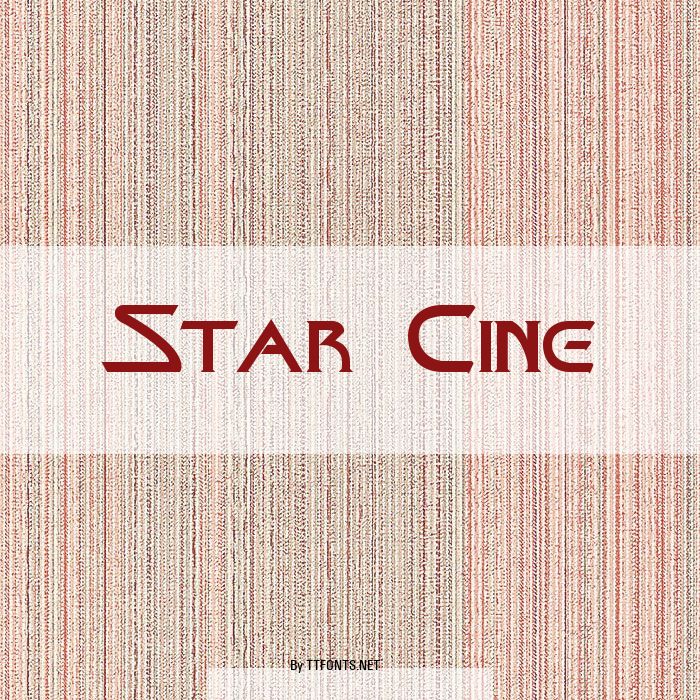 Star Cine example