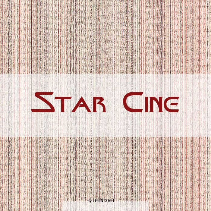 Star Cine example