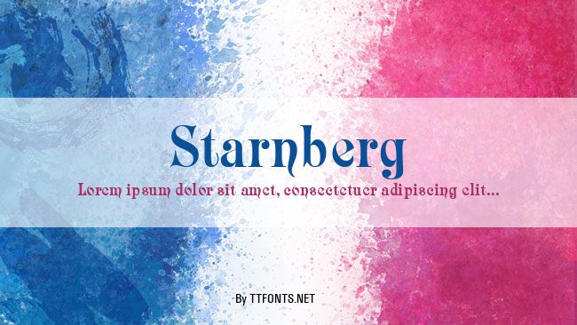 Starnberg example