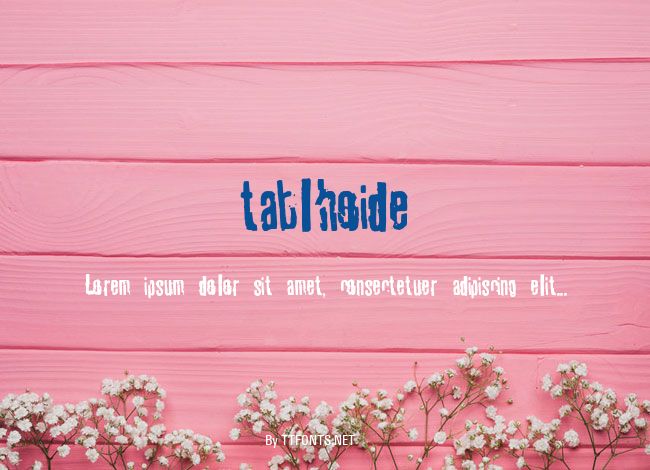 tablhoide example