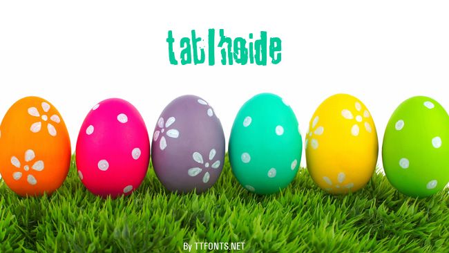 tablhoide example