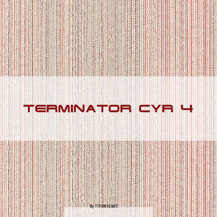 Terminator Cyr 4 example