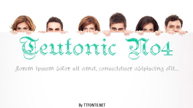 Teutonic No4 example