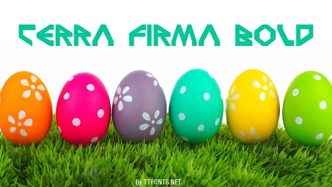 Terra Firma Bold example